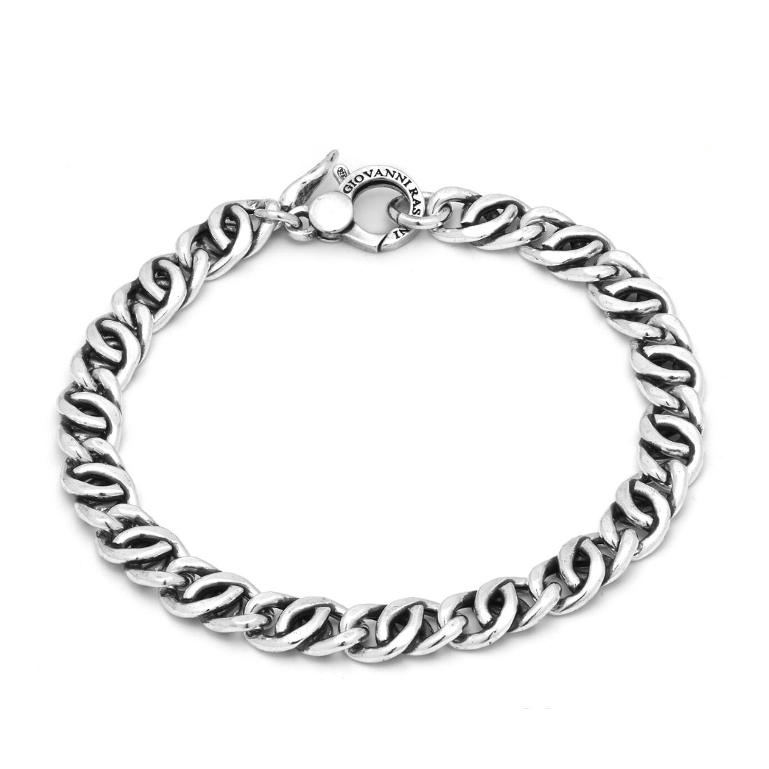 Bracciale Uomo Giovanni Raspini Argento 925 Catena Maglia Grumetta Piccola 11344