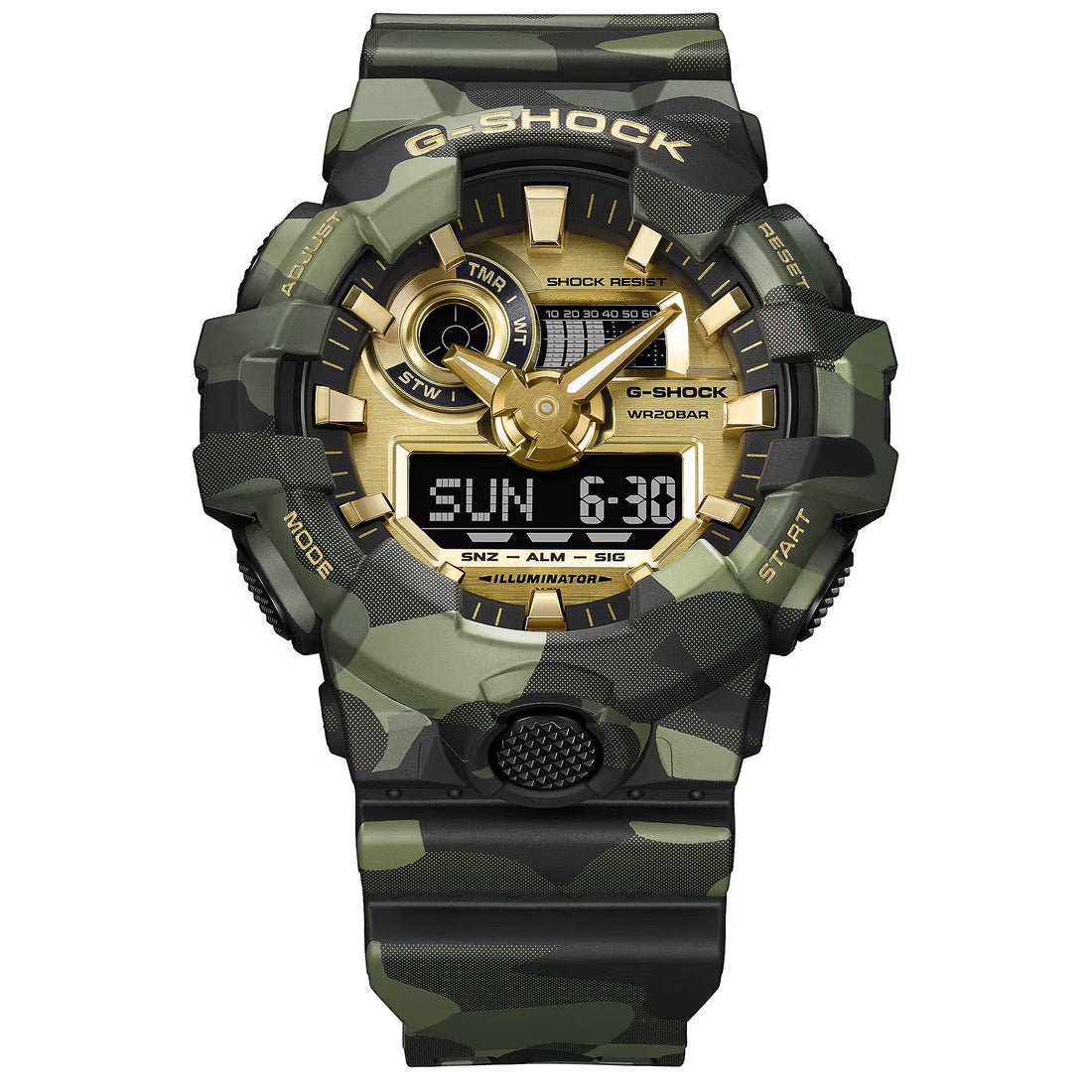 Orologio Uomo Casio G-SHOCK Camuoflage Verde GA-700CMG-3AER