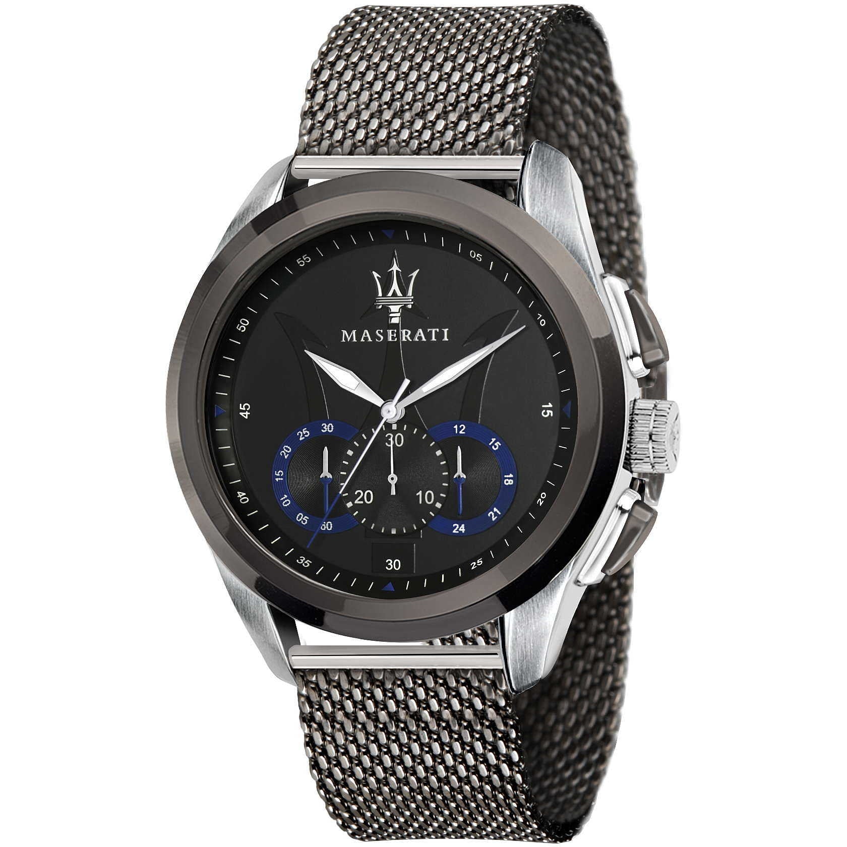 Orologio Maserati Uomo Cronografo Quarzo Nero Blu R8873612006