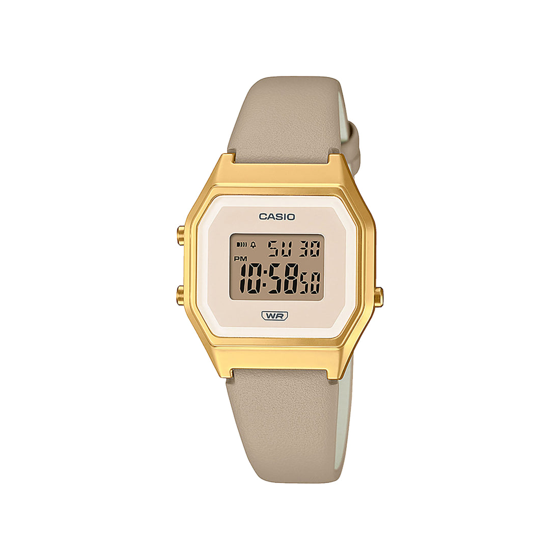 Orologio Donna Acciaio Casio Vintage Digitale Quarzo LA680WEGL-5EF