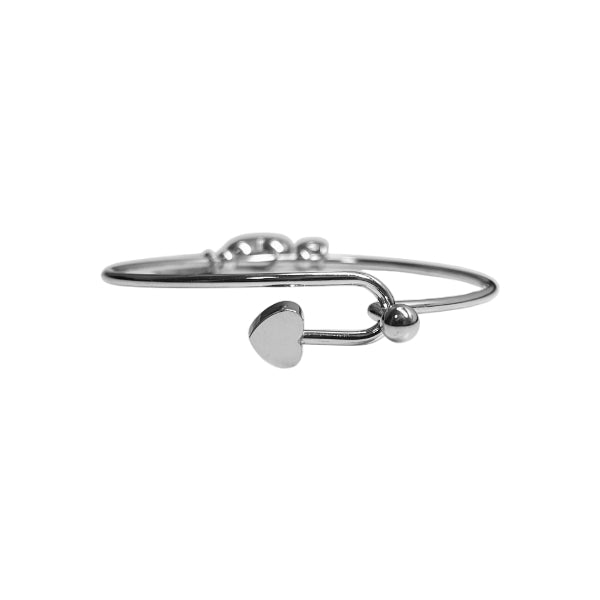 Bracciale Donna Re Mida Rigido Acciaio Tondo Personalizzabile BR-C-8