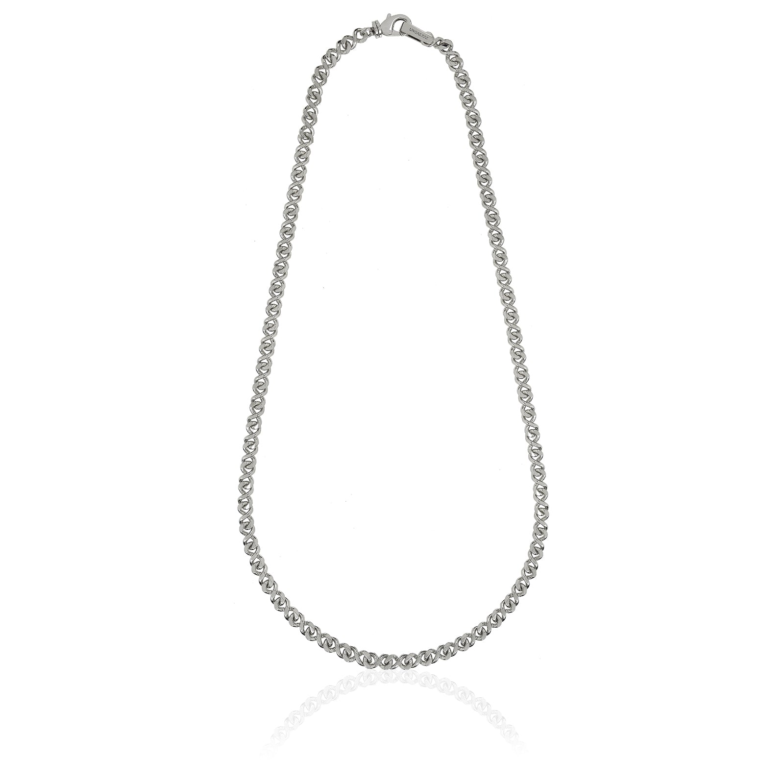 Collana Uomo Unoaerre Acciaio  Maglia occhio di pernice 560841