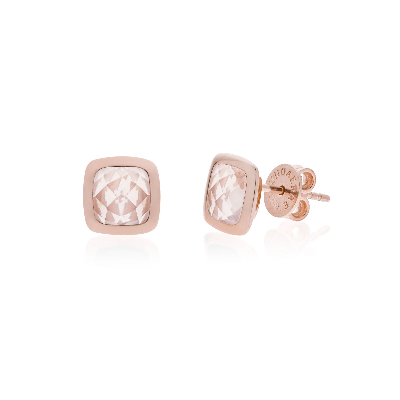Orecchini Donna Unoaerre Argento Rosè 925 Cristallo Rosa 6165