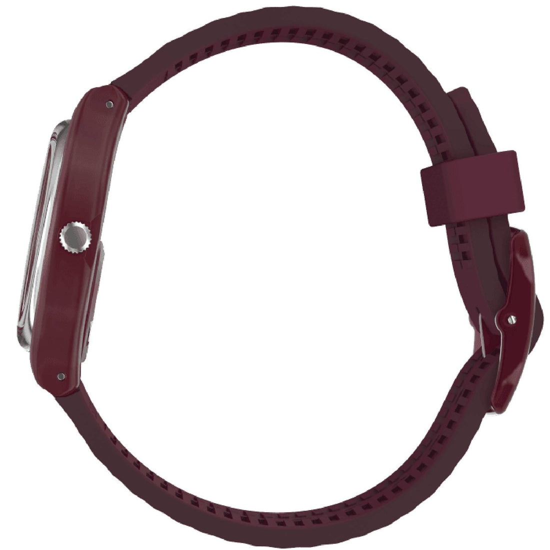 Orologio Donna Gomma Resina Swatch Quarzo Solo Tempo Rosso REDNEL GR184
