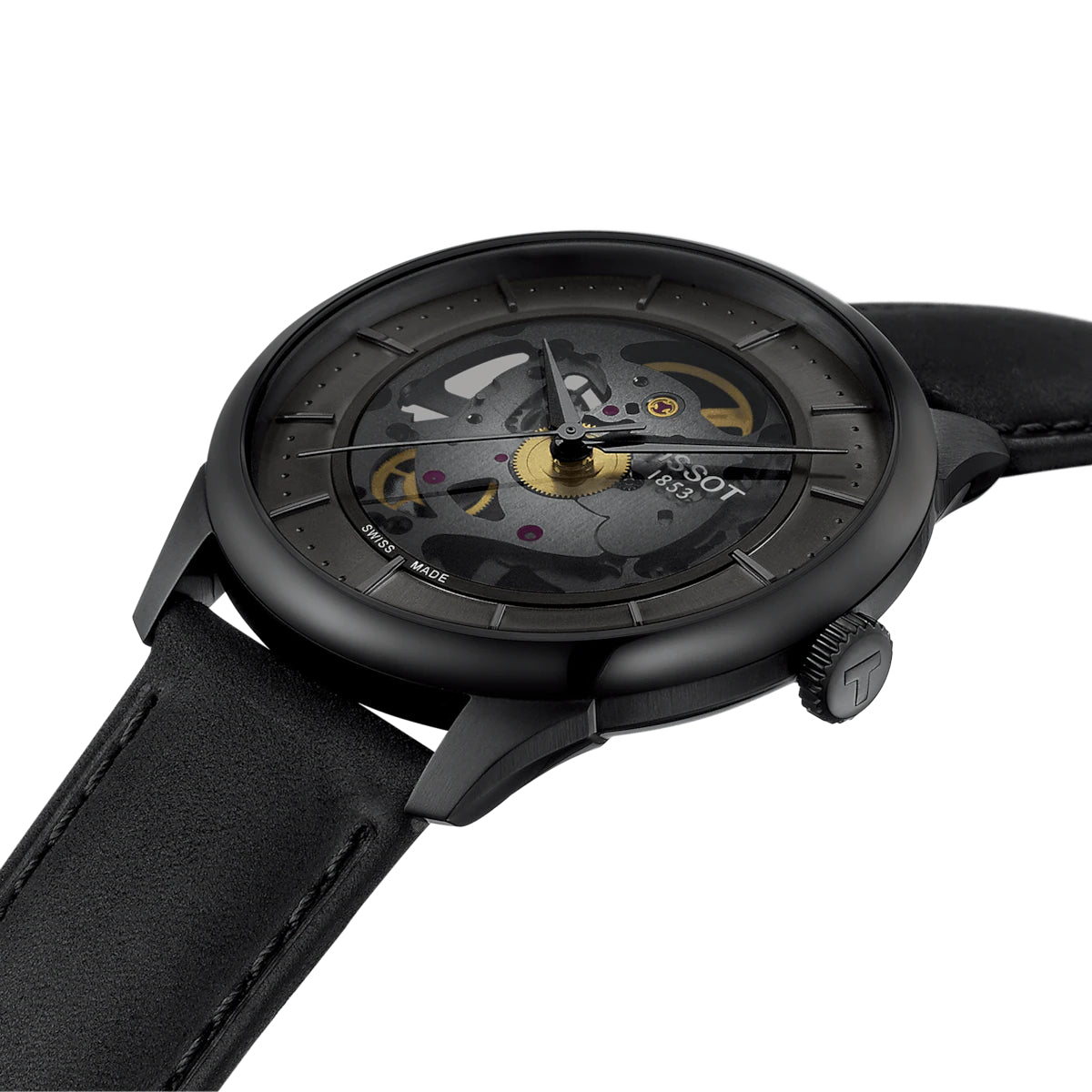 Orologio Uomo Tissot Chemin Des Tourelles Scheletrato Powermatic 80 T1398363644100