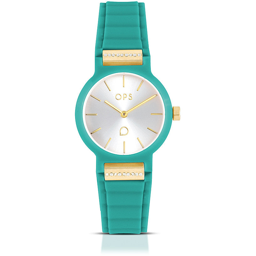Orologio Donna OPS Jolly Quarzo Solo Tempo Gomma Plastica OPSPW-932-2450