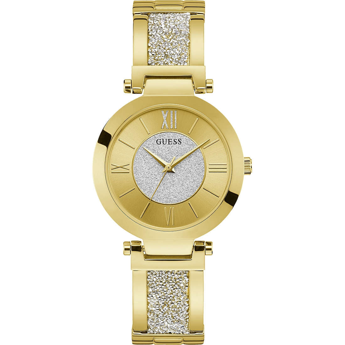 Orologio Donna Guess Quarzo Solo Tempo Acciaio Dorato W1288L2