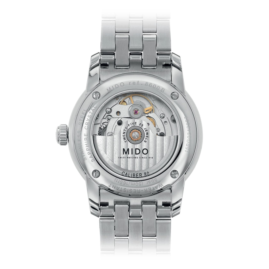 Orologio Uomo Mido Baroncelli Automatico Blu Data M8600.4.15.1