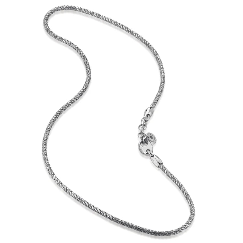 Collana Uomo Ananda 925 Argento Catena Treccia A-CL028B