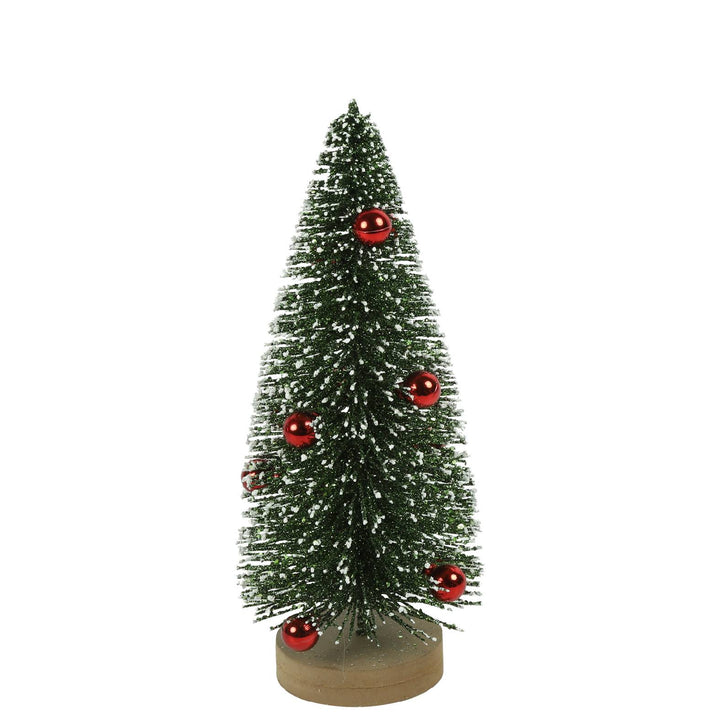 Albero Decostar Palle Di Natale Rosse Altezza 40 cm 810705