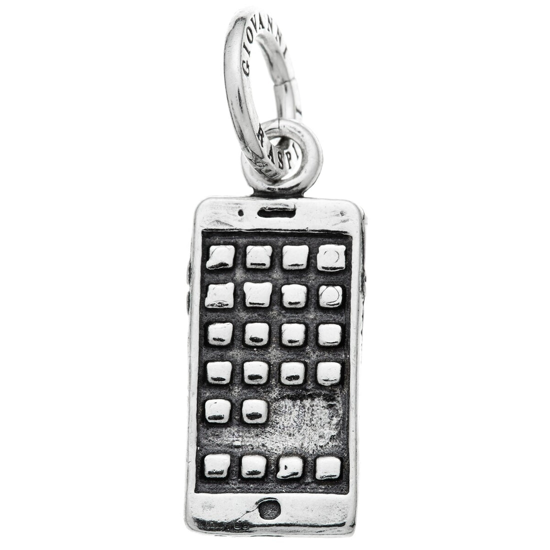 Charm Unisex Giovanni Raspini Argento 925 Smartphone Realizzato A Mano 09859