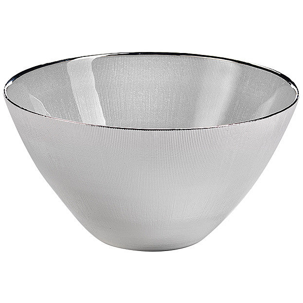Centrotavola Ottaviani Vetro Argentato 800359