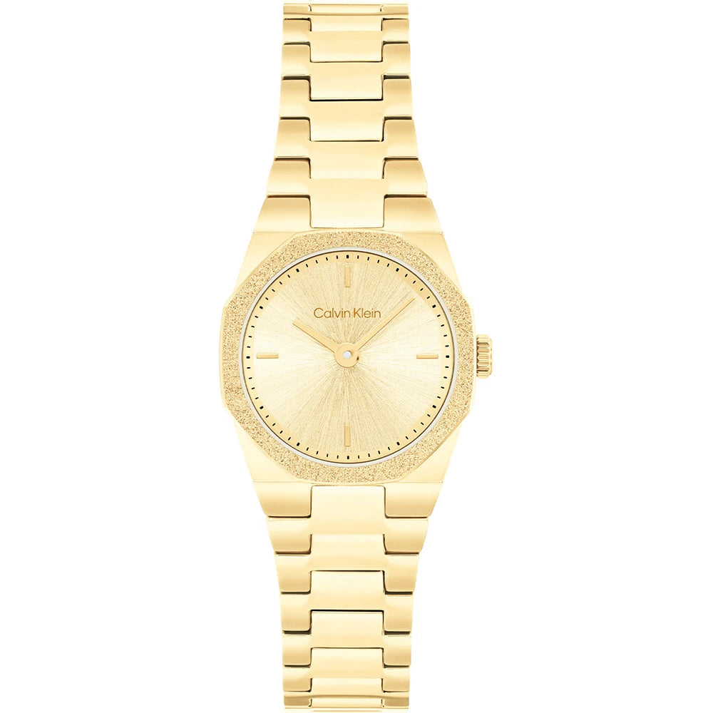 Orologio Donna Acciaio Oro Calvin Klein Quarzo Solo Tempo 25100142