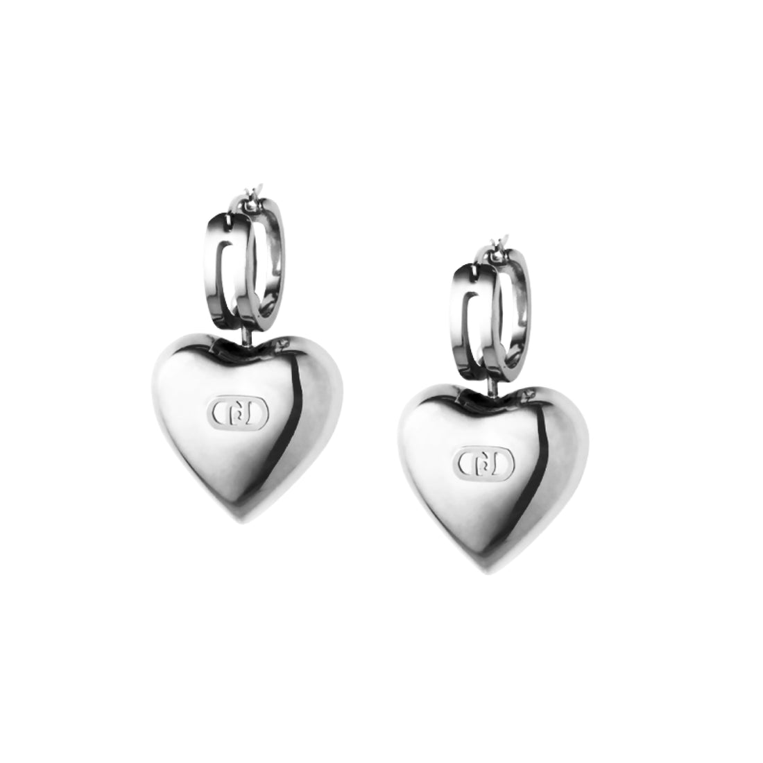 Orecchini  Liu Jo Acciaio cuore pendente LJ2795