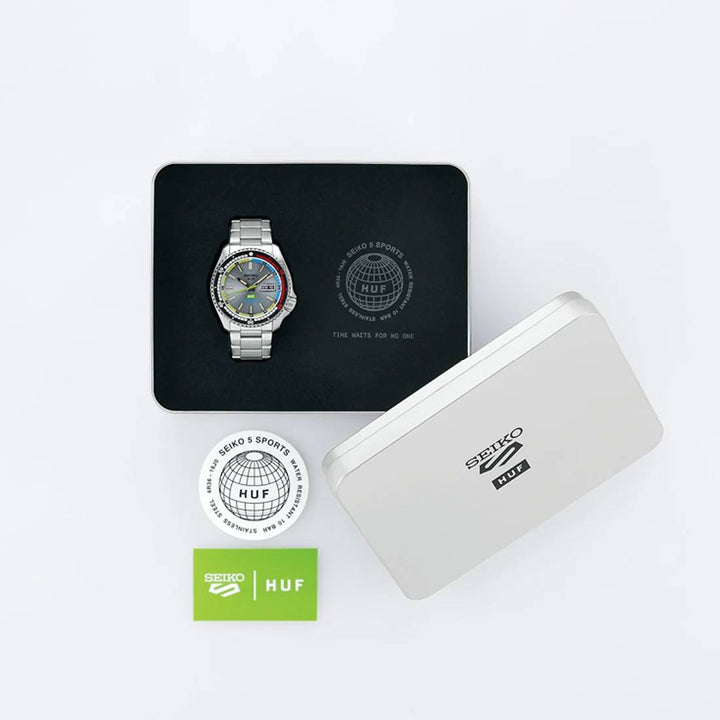 Orologio Uomo Seiko 5 HUF Edizione Limitata Acciaio Verde SRPL33K1