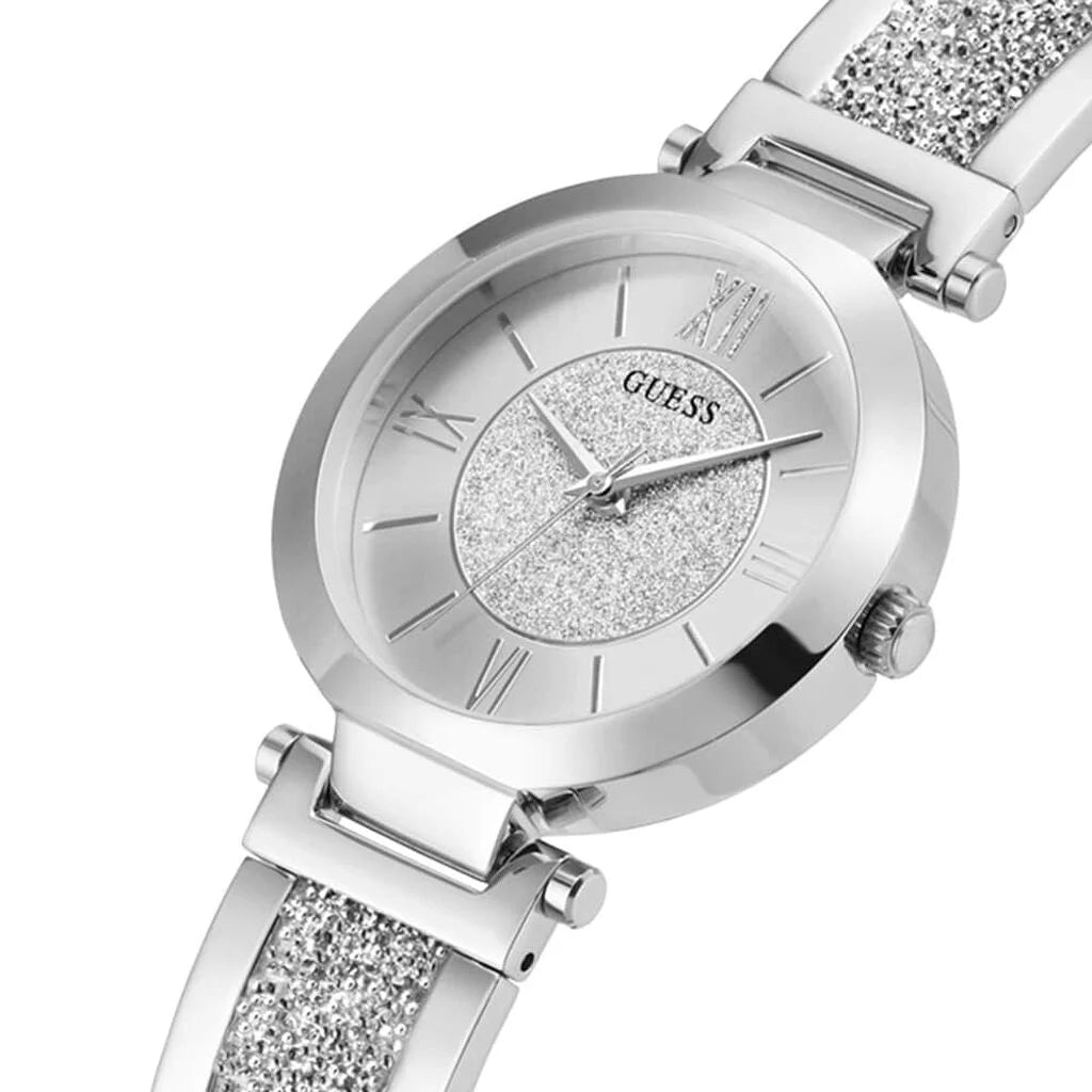 Orologio Donna Guess Quarzo Solo Tempo Zirconi Lavorati W1288L1