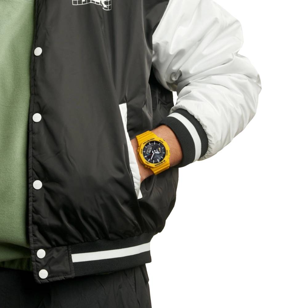 Orologio Uomo G-Shock Quarzo Digitale Analogico Giallo GA-B2100C-9AER