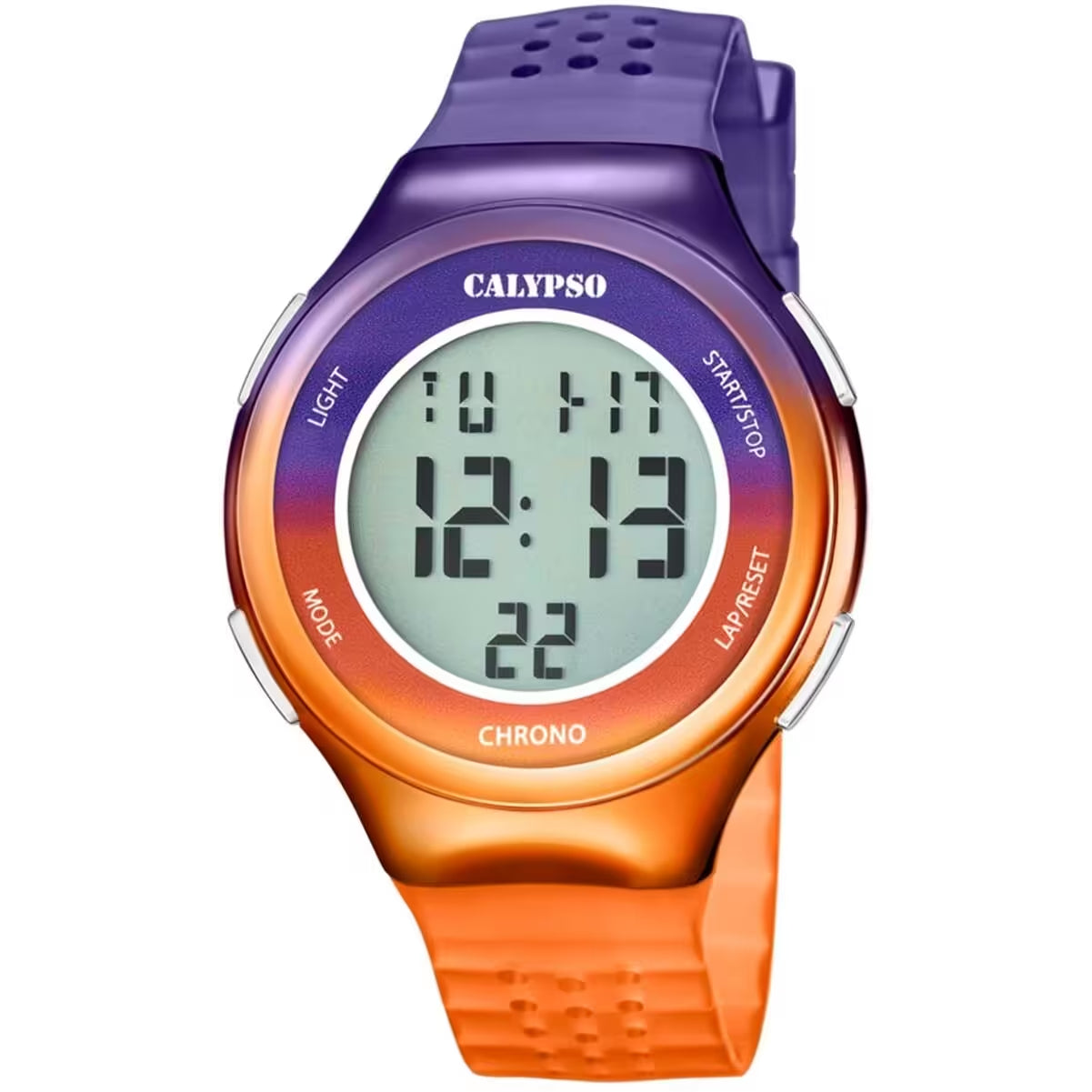 Orologio Donna Calypso Gomma Quarzo Digitale Cronografo Splash K5841/3