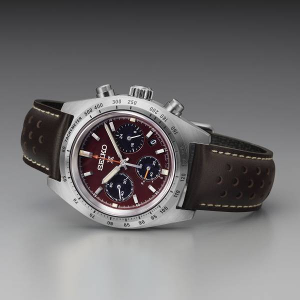 Orologio Uomo Seiko Rosso Speedtimer Carica Solare Edizione Limitata SSC935P1