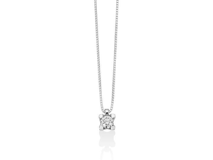 Collana Donna Miluna Punto Luce ORO 750 Con  Diamanti CLD4087-020G7