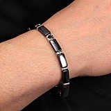Bracciale Uomo Maserati Acciaio Ceramica JM221ATZ04