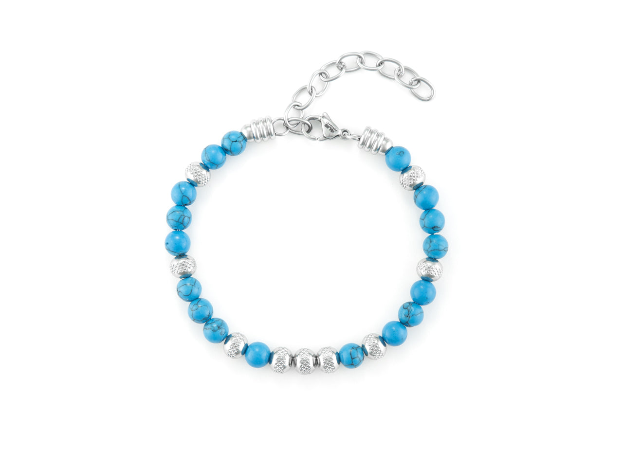 Bracciale Uomo Acciaio dorato 4US Cesare Paciotti turchese 4UBR6755