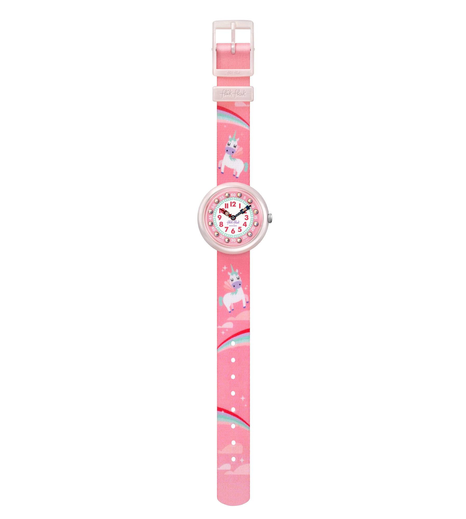Orologio Bambino Swatch Solo Tempo Flik Flak Unicorno ZFBNP121