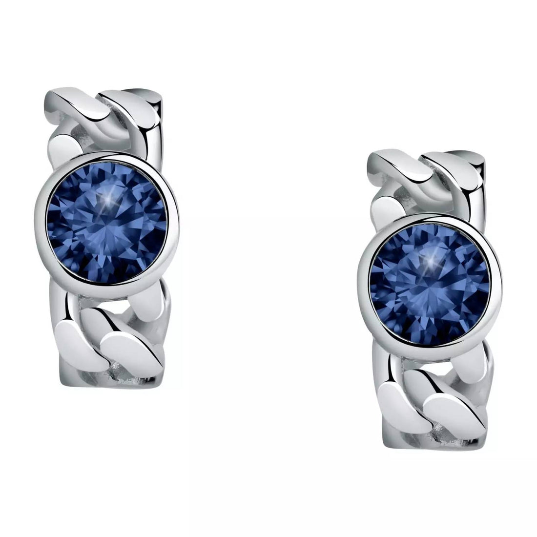 Orecchini Donna Chiara Ferragni Catena Groumette Zircone Blu
