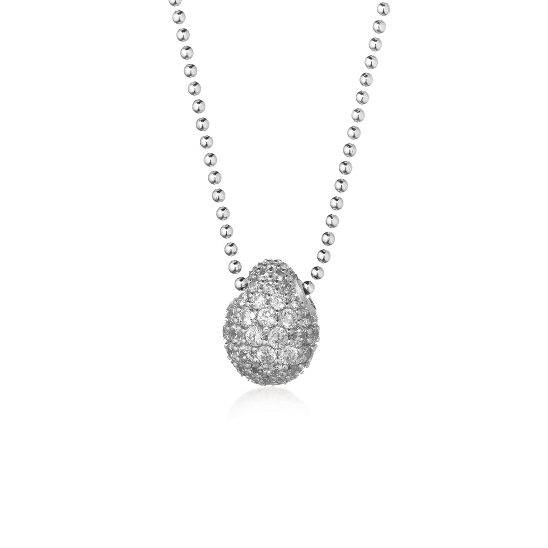 Collana Donna Tsars Collection Argento 925 Ovetto Zirconi 9NINE moonightsmall