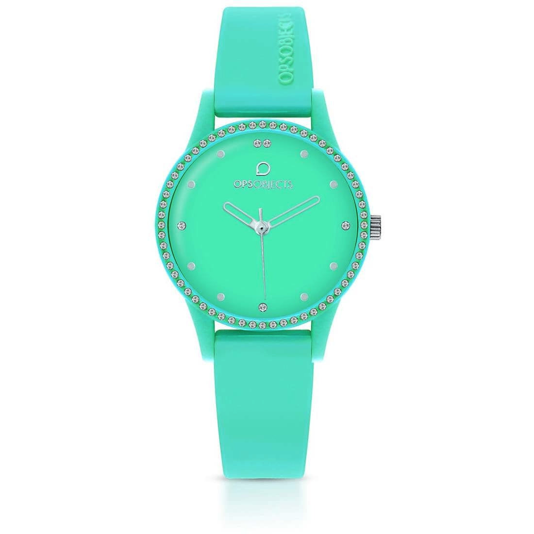 Orologio Donna OPS Quarzo  Solo Tempo celeste Funny Mix