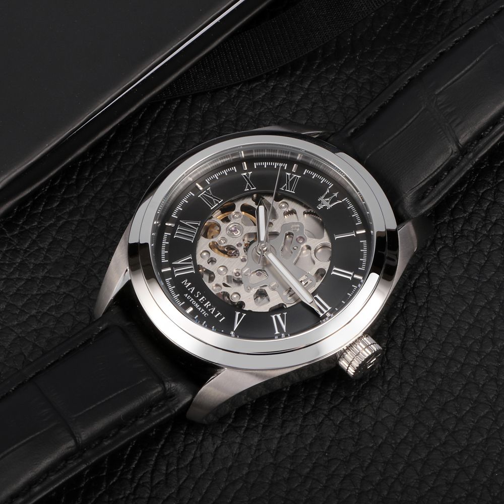 Orologio Uomo Maserati Automatico Solo Tempo Scheletrato R8821112004