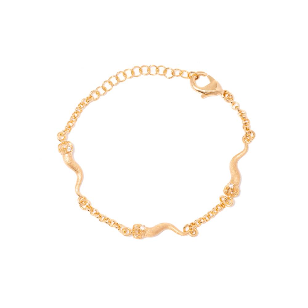 Bracciale Donna Blind Bronzo Dorato Peperoncino Corno Satinato BR2FANT322CRN