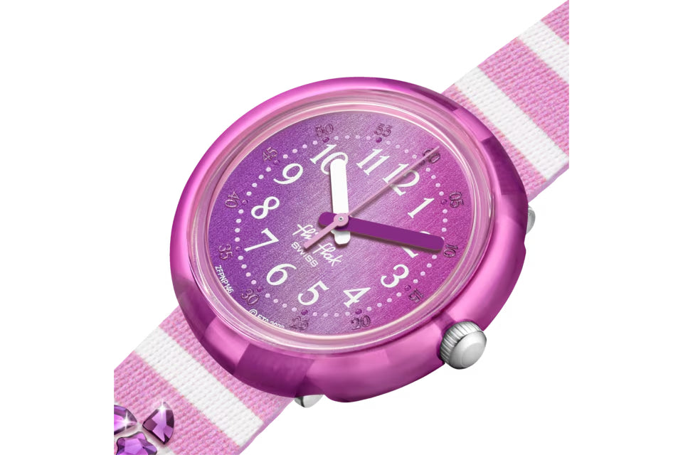 Orologio Bambina Swatch Flik Flak Shining Seastar Rosa Viola ZFPNP146