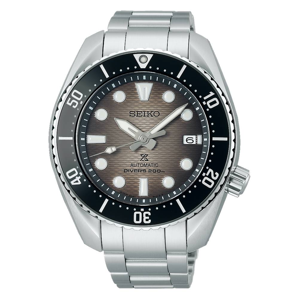 Orologio Uomo Seiko Prospex Automatico Premium Acciaio Data Nero SPB323J1