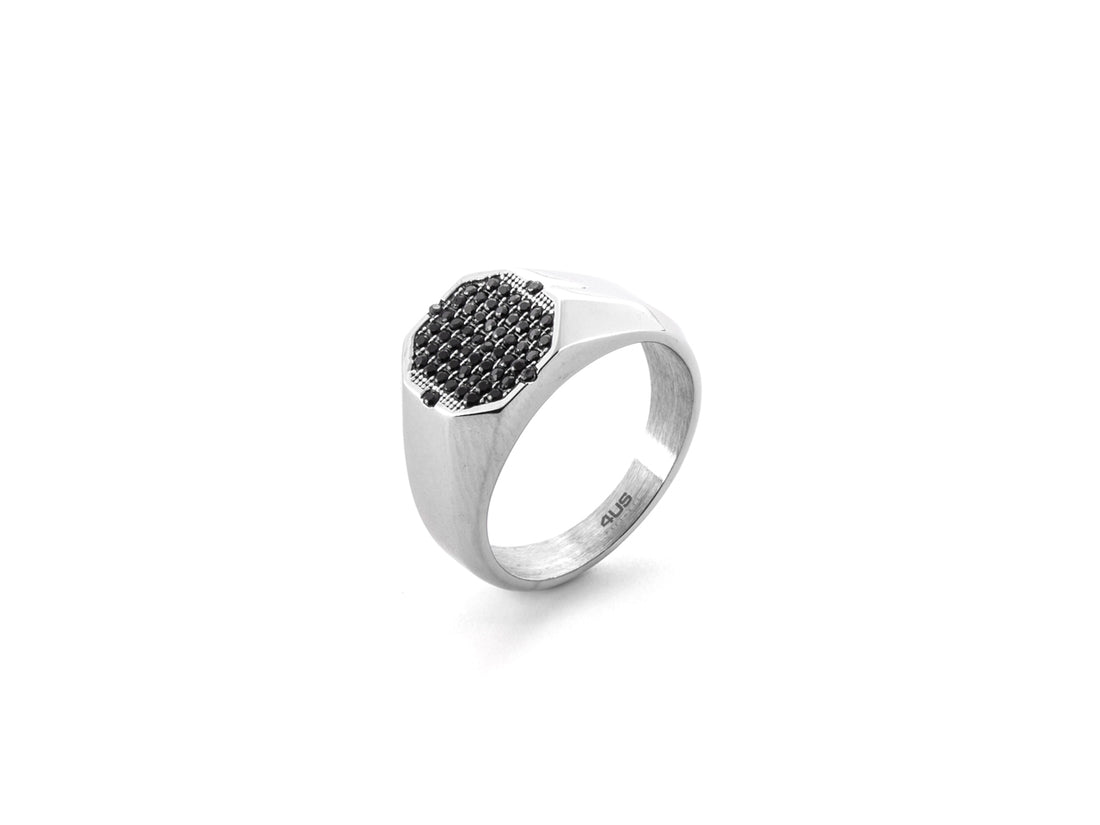 Anello Uomo 4US Cesare Paciotti Acciaio con pietra 4UAN7074/22