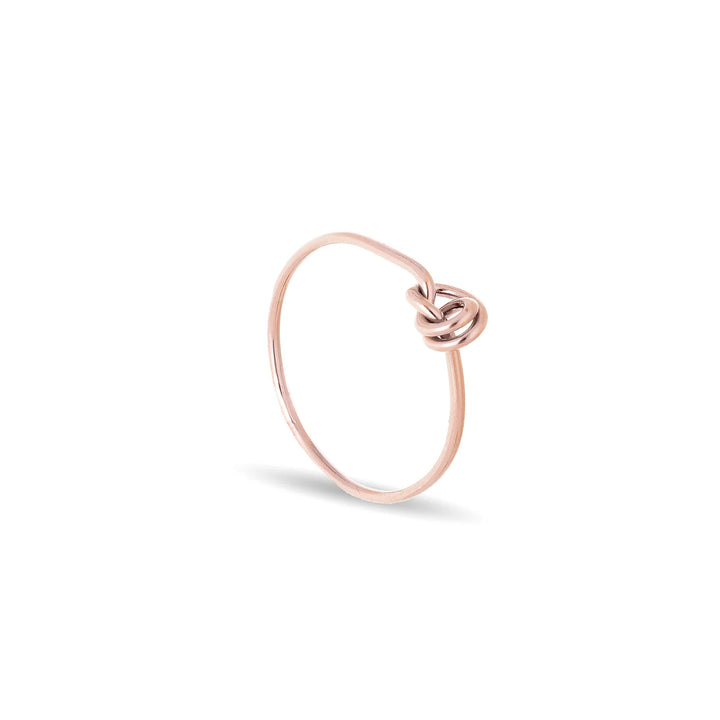 Anello Donna Cupido Filo D'Amore Oro Rosa 9 KT Mis 16 AN251R