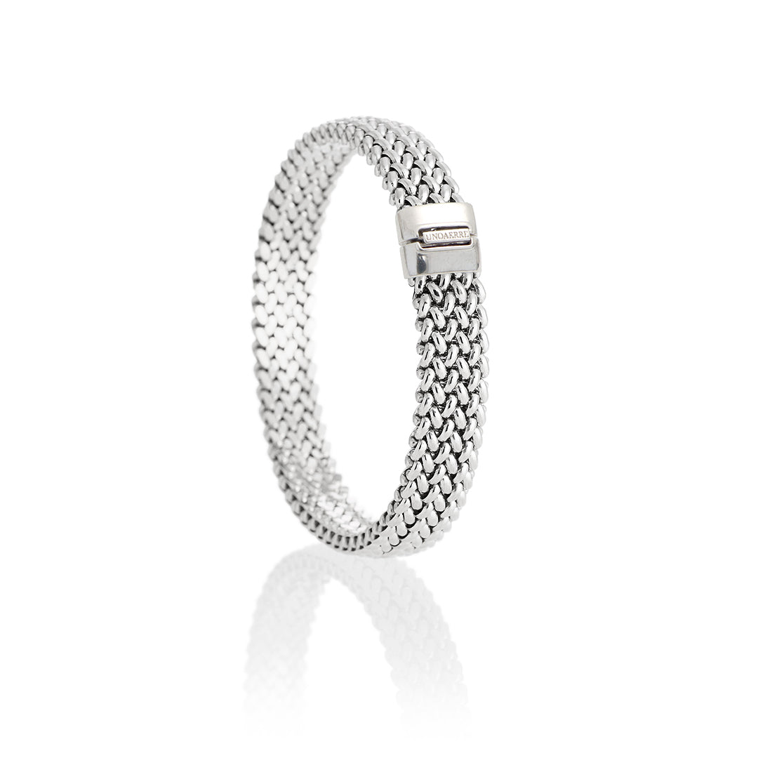 Bracciale Donna Unoaerre Argento 925 Semirigido Chicco Di Riso 509524