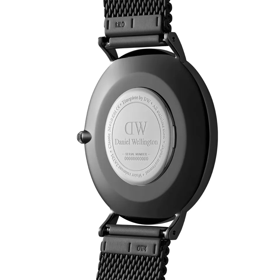 Orologio Uomo Daniel Wellington Quarzo Acciaio Nero PVD Classic 40 mm DW00100632