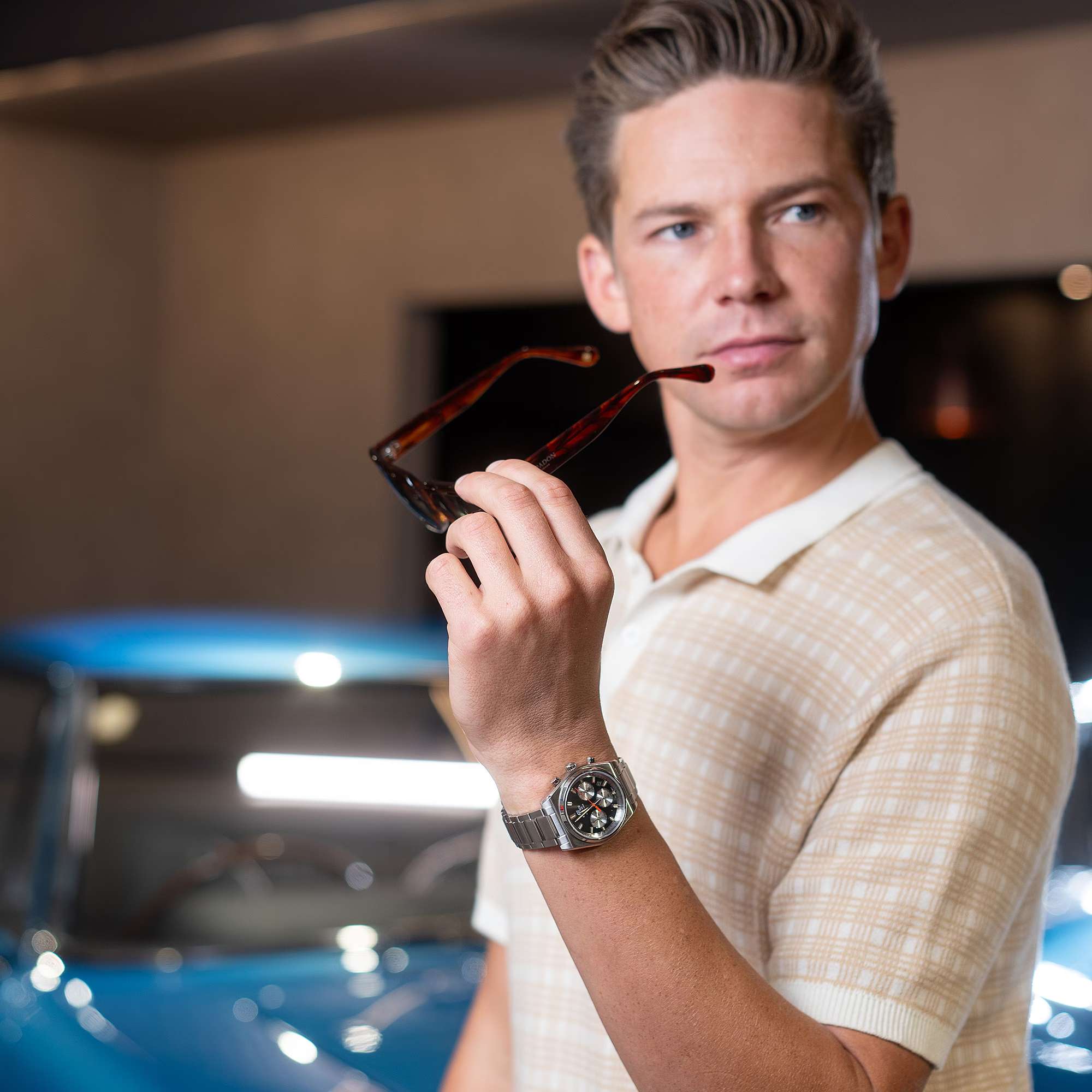 Orologio Uomo Casio Edifice Acciaio Cronografo Nero EFB-730D-1AVUEF