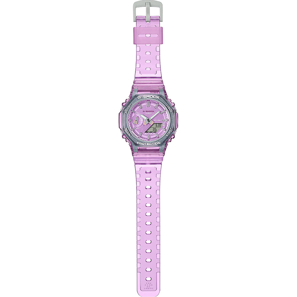 Orologio Donna Casio G-SHOCK Gomma Quarzo Rosa Data Solo Tempo GMA-S2100SK-4AER