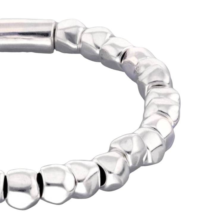 Bracciale Donna Uno De 50 Sfere Placcato Argento Elastico PUL2591MTL0000L