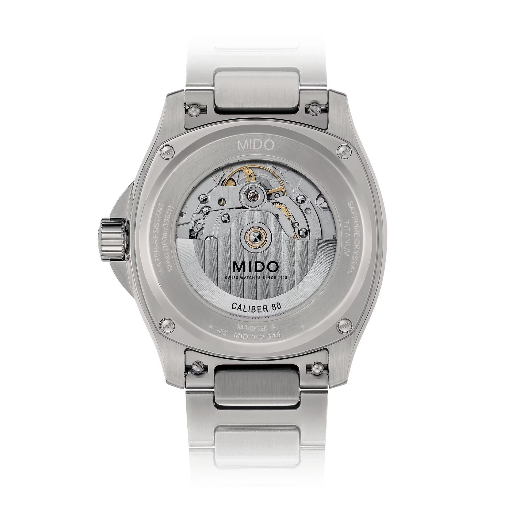 Orologio Uomo Mido Automatico Multifort TV Gran Data Titanio M0495264408100