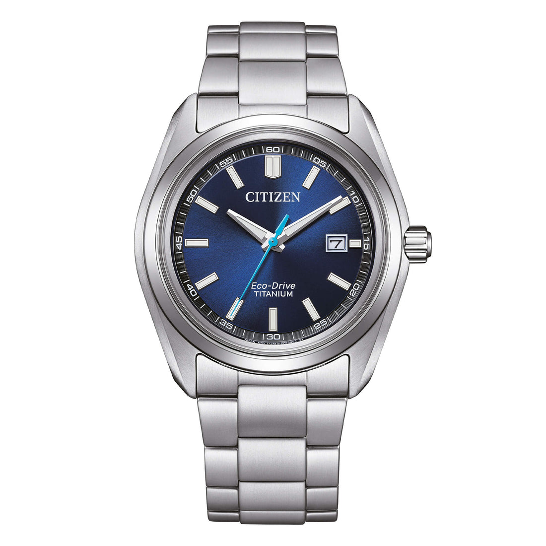 Orologio Uomo Citizen Blu Eco-Drive Titanio Data AW1900-50L