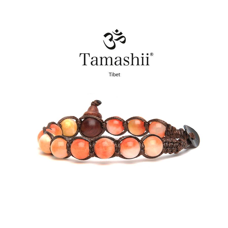 Bracciale Unisex Tamashii Pietra Jade Blooms Golden Hour BHS900-318