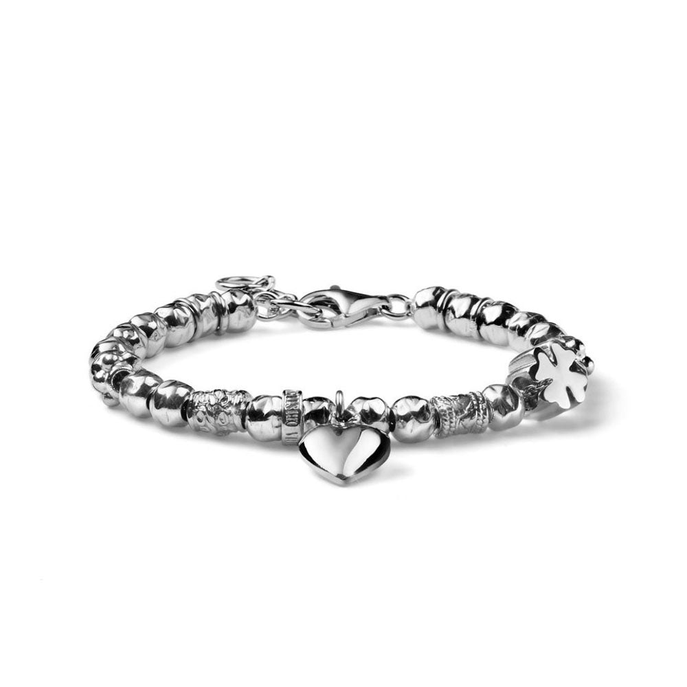 Bracciale Donna Maria Cristina Sterling Argento 925 Cuore Quadrifoglio G2909