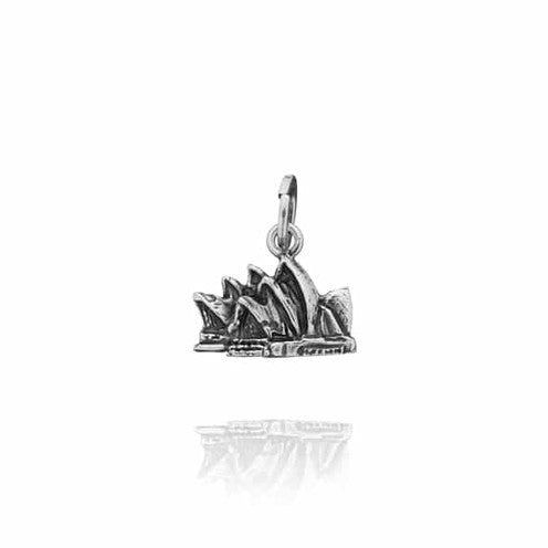 Charm Unisex Giovanni Raspini Argento 925 Sydney Opera House Realizzato A Mano 09335