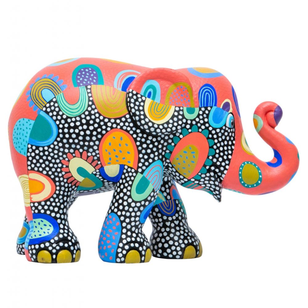 Scultura Elefante Onlylux Rocky Park 15 cm Resina Dipinto A Mano 8858831257122