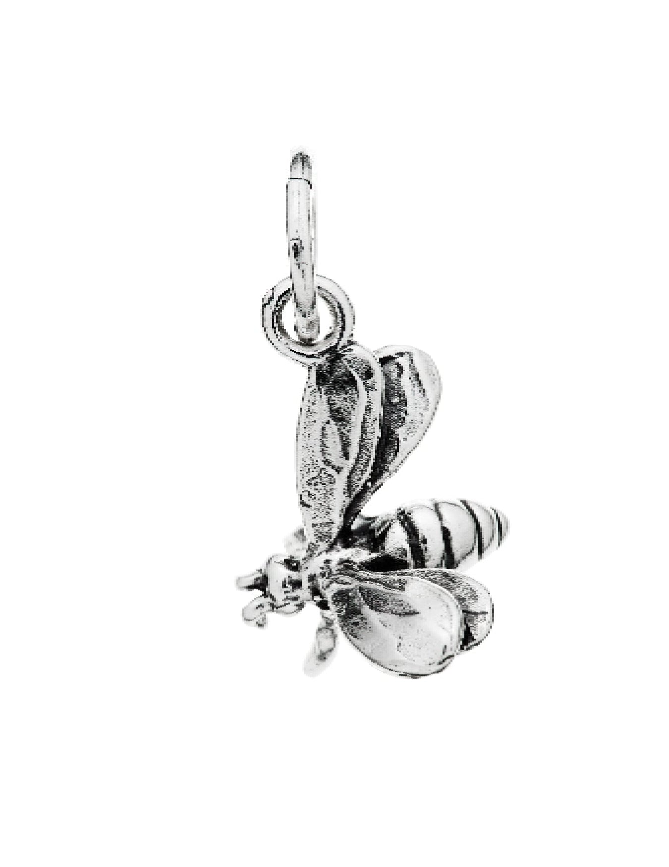 Charm Unisex Giovanni Raspini Argento 925 Ciondolo Ape Realizzato A Mano 09854