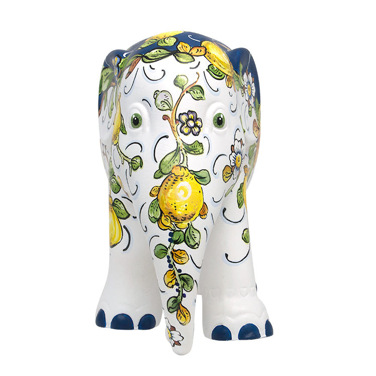 Scultura Elefante OnlyLux Resina La Vita è Bella cm 15 Dipinto A Mano 8858831272699