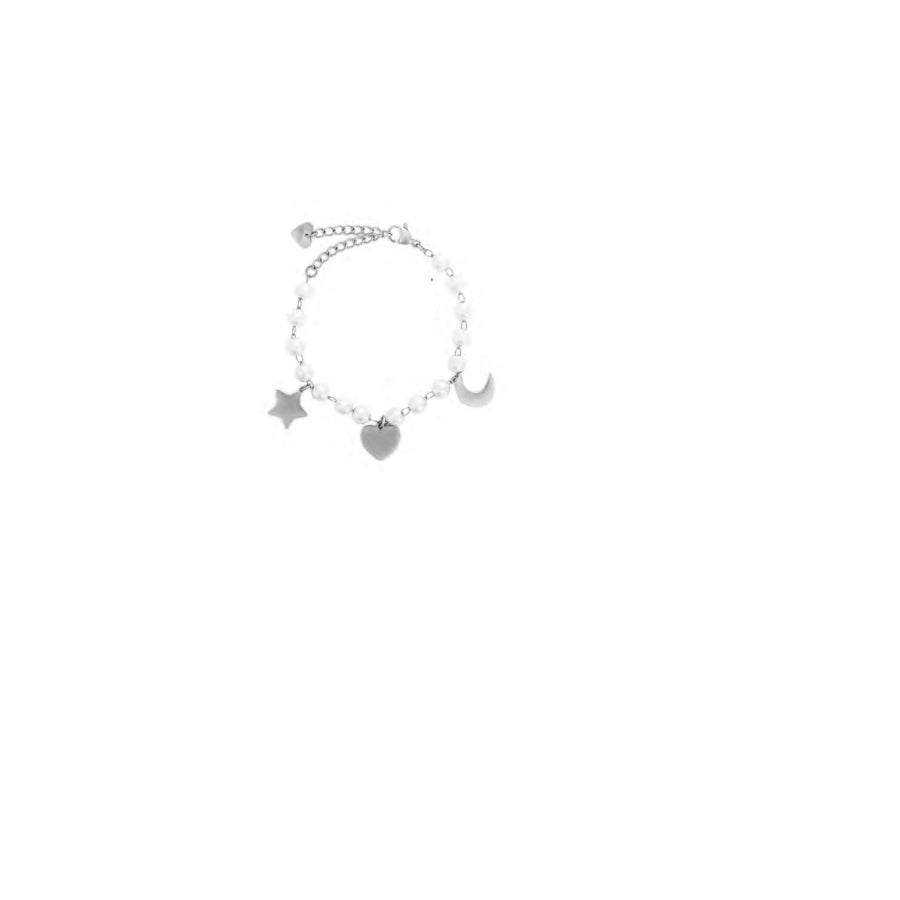 Bracciale Donna 4US Cesare Paciotti Acciaio  Con Perline E Pendenti 4UBR8121W